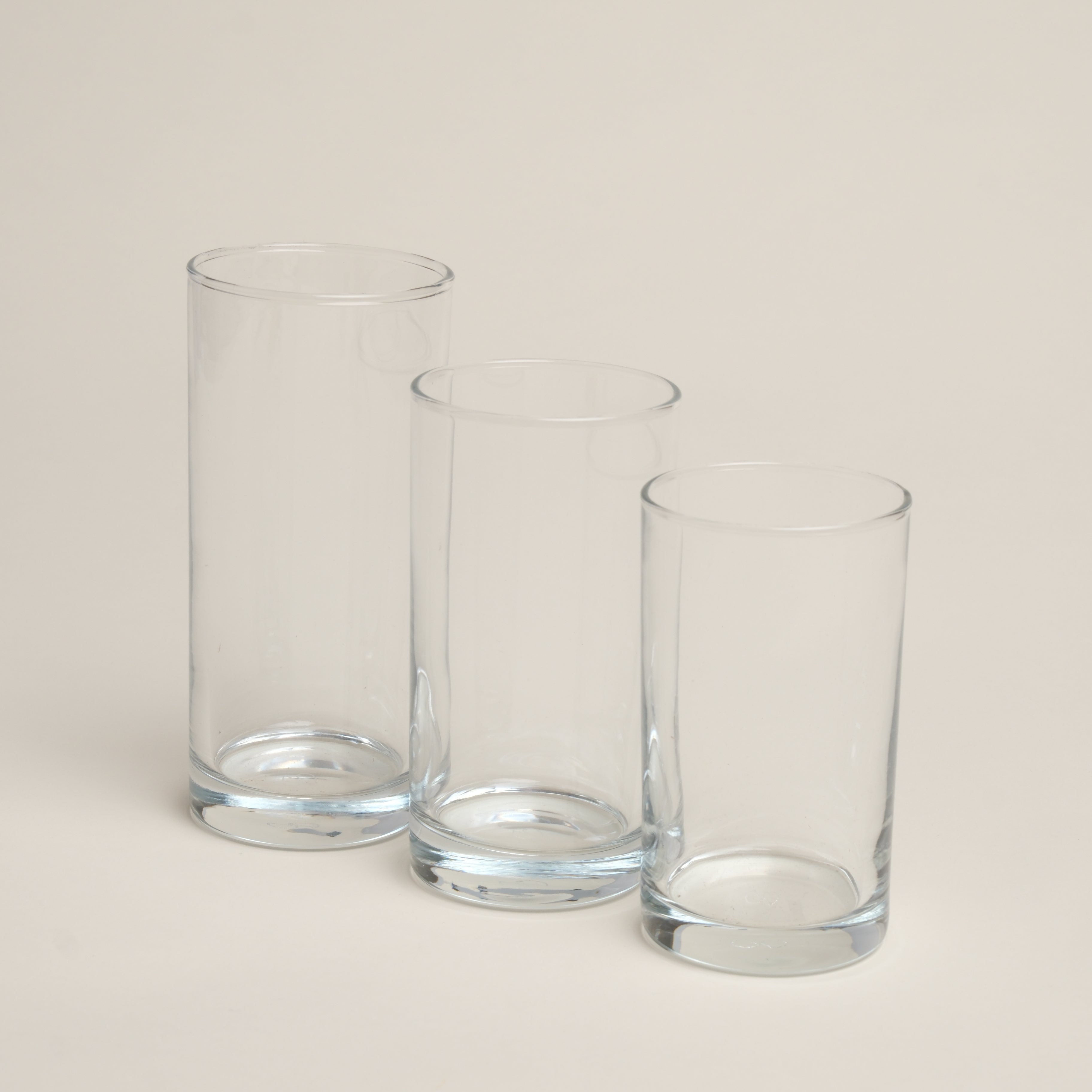 Candless 3er-Set Kerzengläse