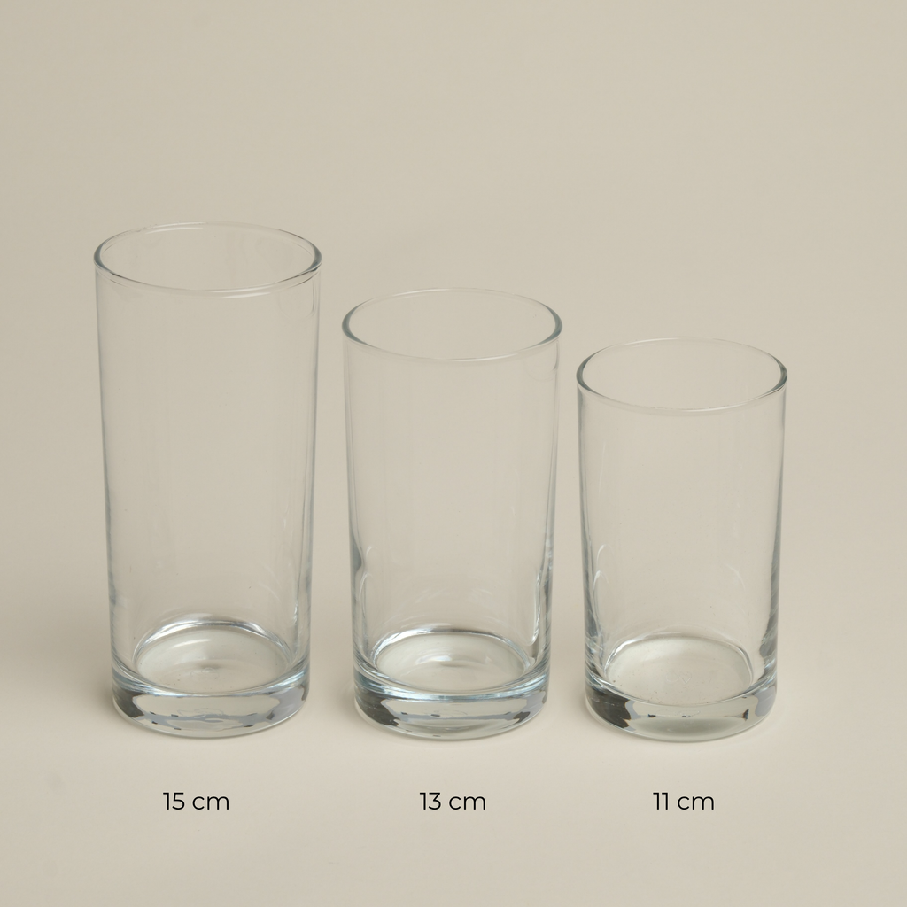Candless 3er-Set Kerzengläse