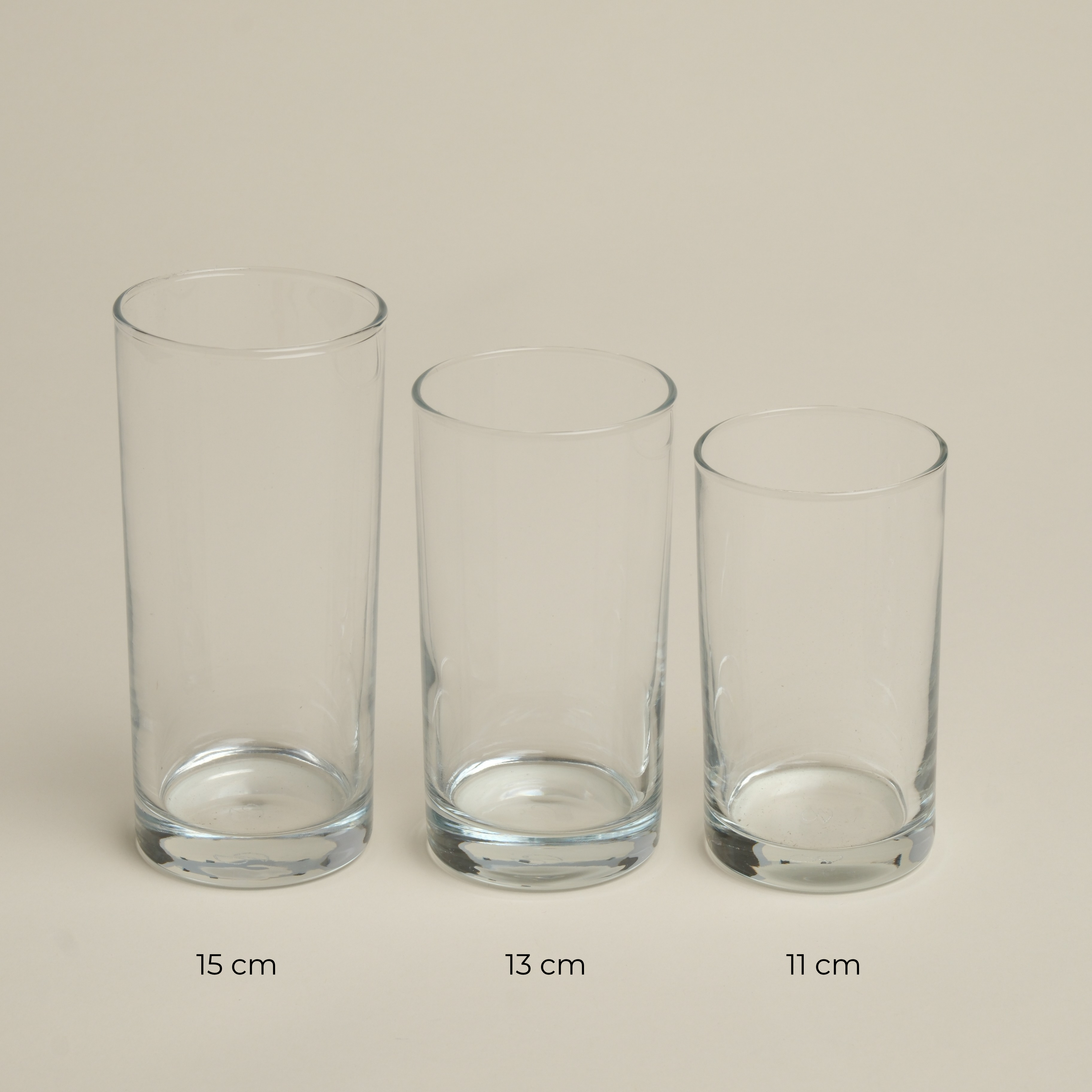 Candless 3er-Set Kerzengläse
