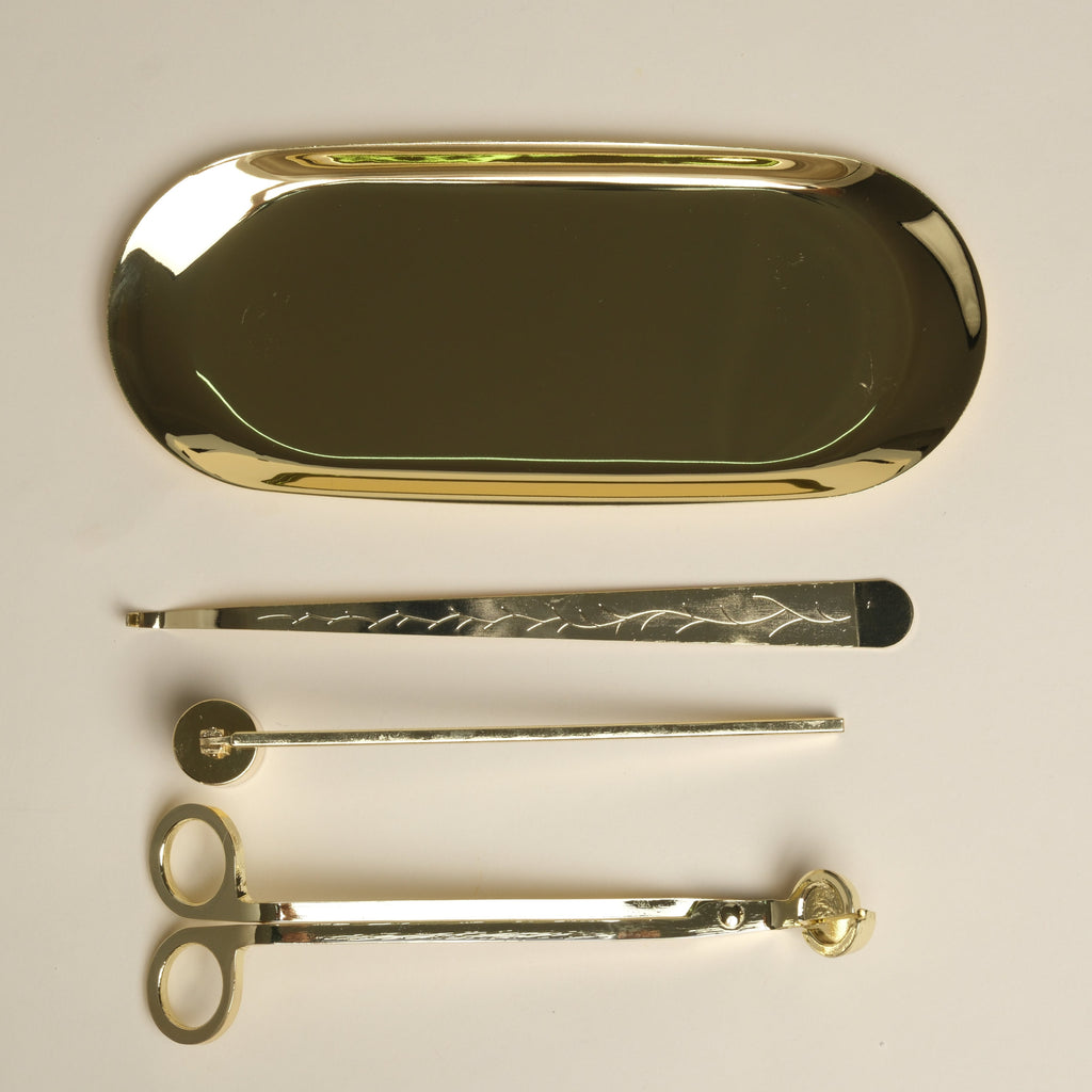 4-teiliges Kerzenzubehör-Set