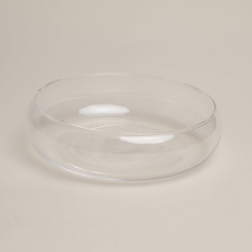 Ovale Glasschale